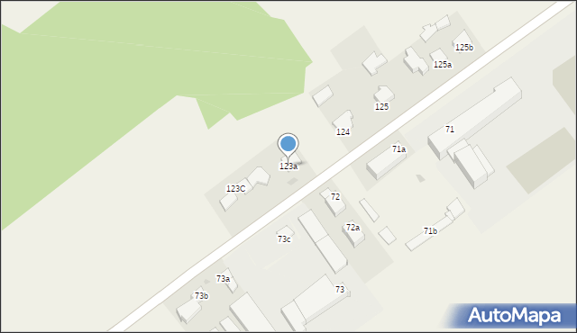 Jaświły, Jaświły, 123a, mapa Jaświły