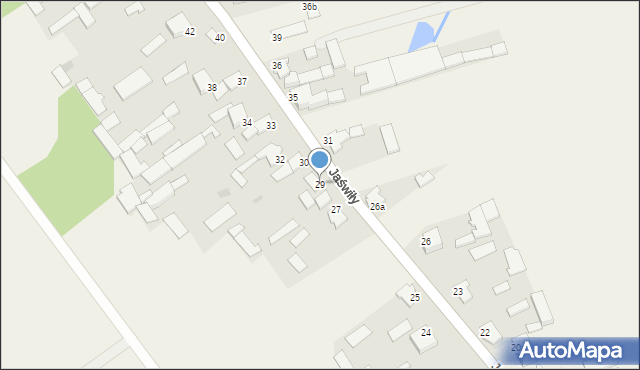 Jaświły, Jaświły, 29, mapa Jaświły