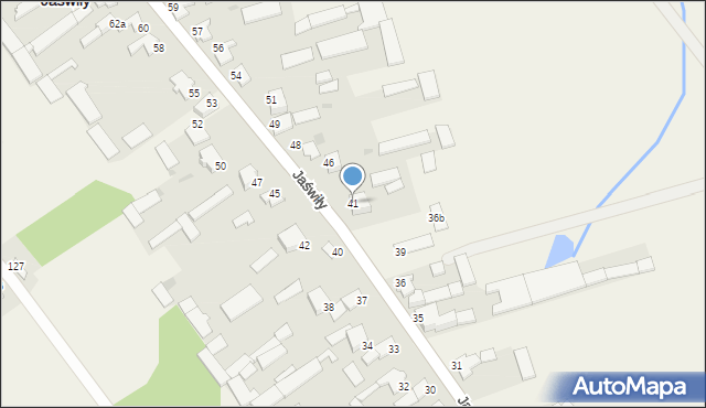 Jaświły, Jaświły, 41, mapa Jaświły