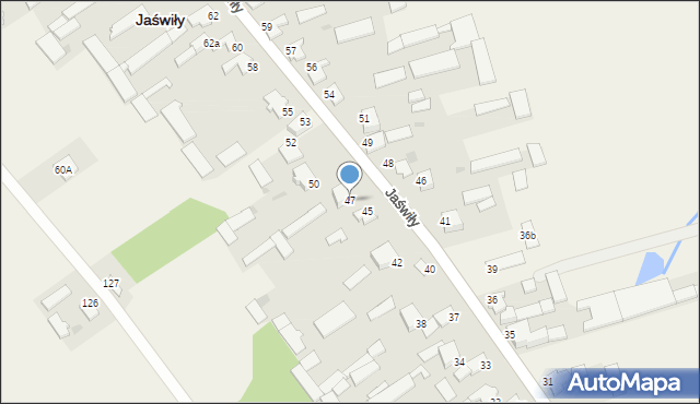 Jaświły, Jaświły, 47, mapa Jaświły