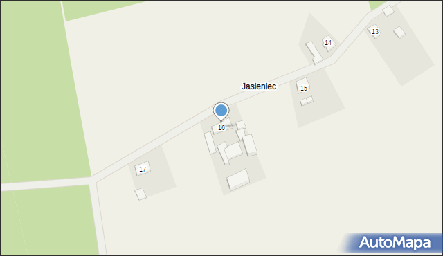 Jaszczerek, Jaszczerek, 16, mapa Jaszczerek