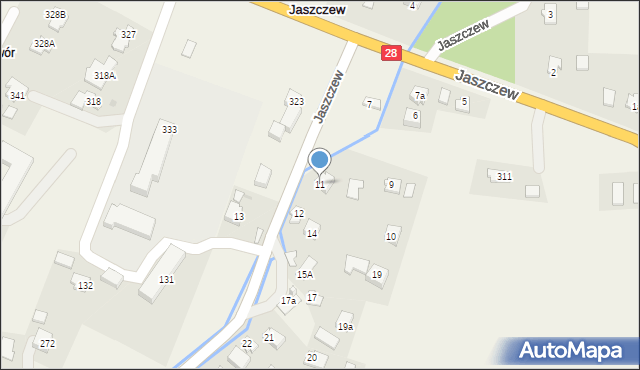 Jaszczew, Jaszczew, 11, mapa Jaszczew