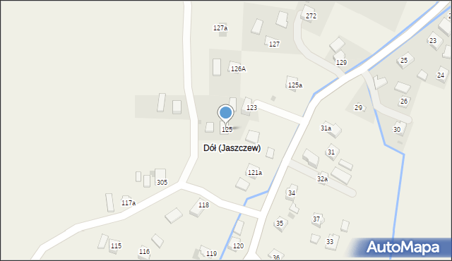 Jaszczew, Jaszczew, 125, mapa Jaszczew