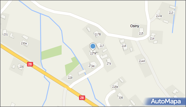 Jaszczew, Jaszczew, 217a, mapa Jaszczew