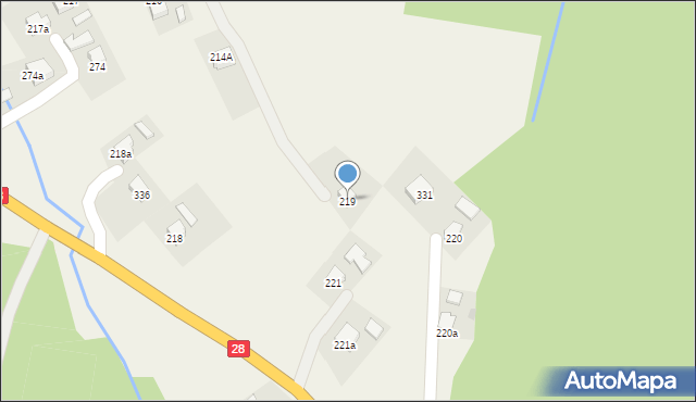 Jaszczew, Jaszczew, 219, mapa Jaszczew