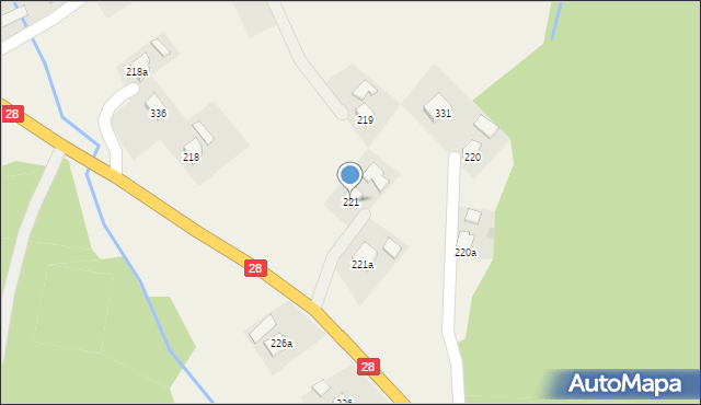 Jaszczew, Jaszczew, 221, mapa Jaszczew