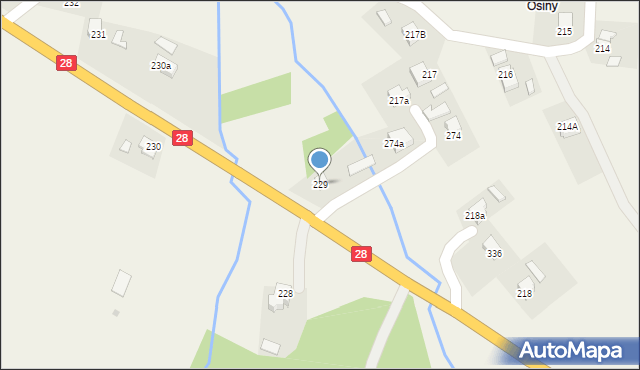 Jaszczew, Jaszczew, 229, mapa Jaszczew