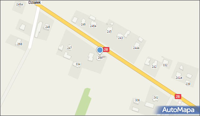 Jaszczew, Jaszczew, 244, mapa Jaszczew