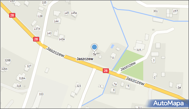 Jaszczew, Jaszczew, 5a, mapa Jaszczew