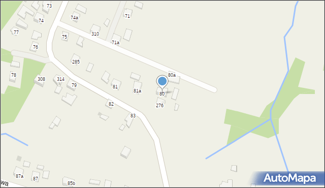 Jaszczew, Jaszczew, 80, mapa Jaszczew