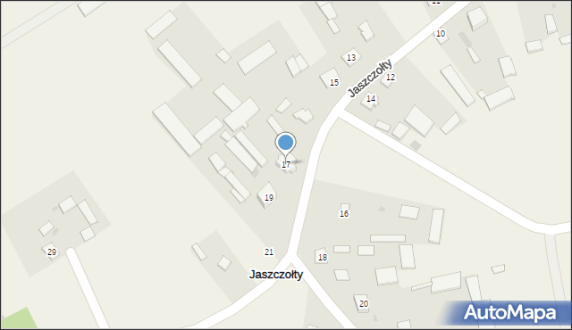 Jaszczołty, Jaszczołty, 17, mapa Jaszczołty