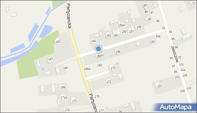 Jaszczów, Jaszczów, 162, mapa Jaszczów