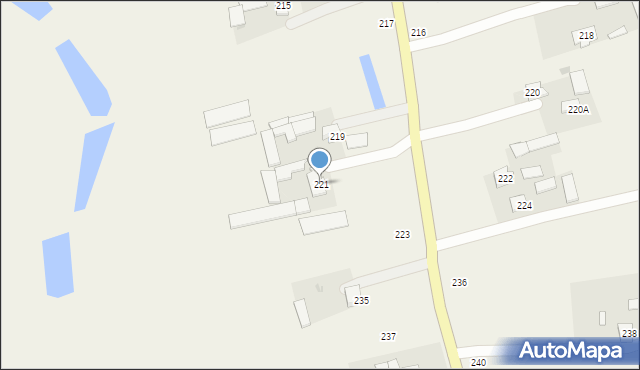 Jaszczów, Jaszczów, 221, mapa Jaszczów