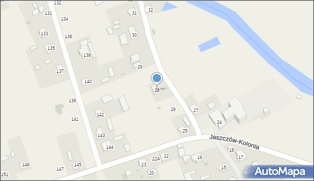 Jaszczów, Jaszczów, 28, mapa Jaszczów