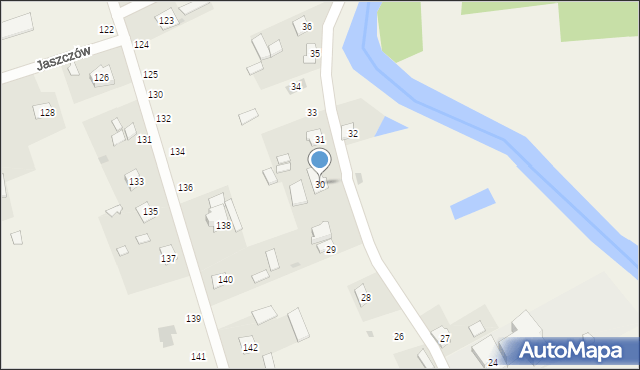 Jaszczów, Jaszczów, 30, mapa Jaszczów