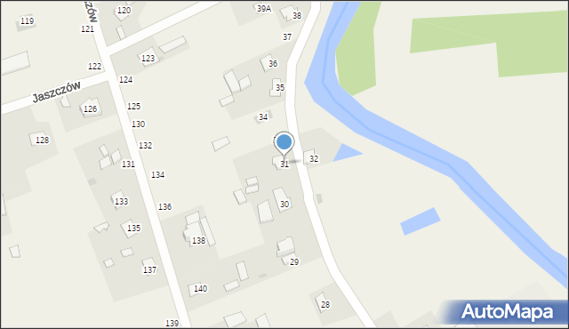 Jaszczów, Jaszczów, 31, mapa Jaszczów