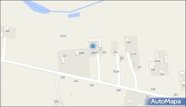 Jaszczów, Jaszczów, 325, mapa Jaszczów