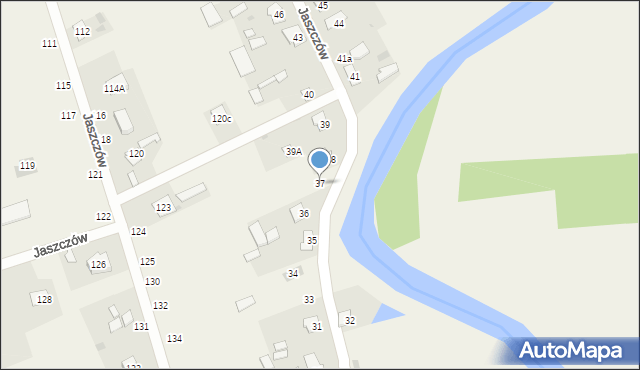 Jaszczów, Jaszczów, 37, mapa Jaszczów