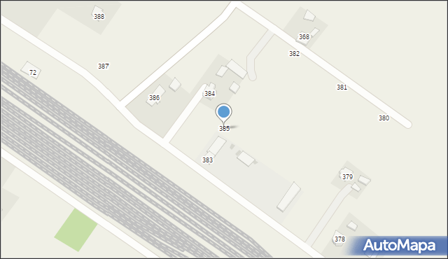 Jaszczów, Jaszczów, 385, mapa Jaszczów
