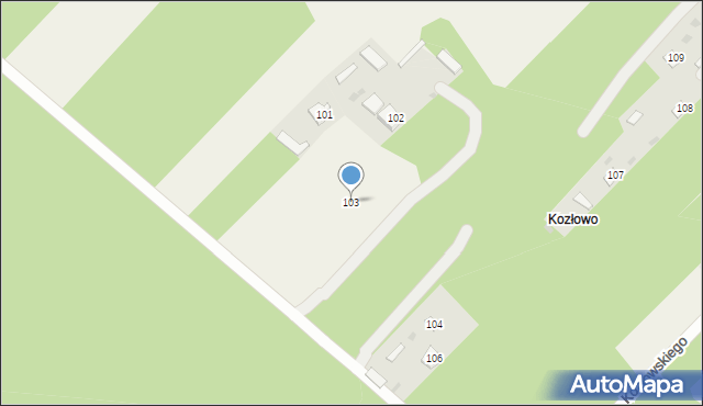 Jaszczułty, Jaszczułty, 103, mapa Jaszczułty