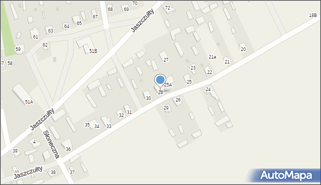 Jaszczułty, Jaszczułty, 28, mapa Jaszczułty