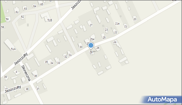 Jaszczułty, Jaszczułty, 29, mapa Jaszczułty