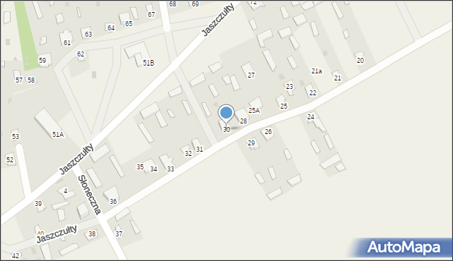 Jaszczułty, Jaszczułty, 30, mapa Jaszczułty