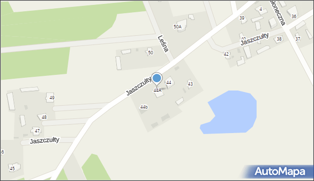 Jaszczułty, Jaszczułty, 44A, mapa Jaszczułty