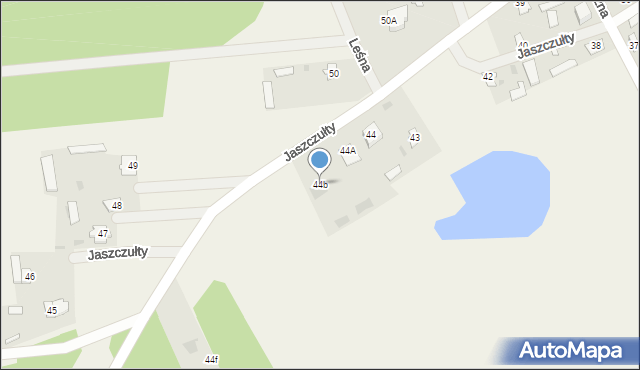Jaszczułty, Jaszczułty, 44b, mapa Jaszczułty