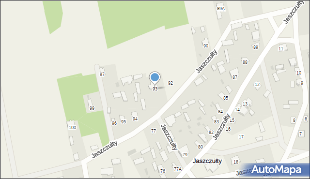 Jaszczułty, Jaszczułty, 93, mapa Jaszczułty