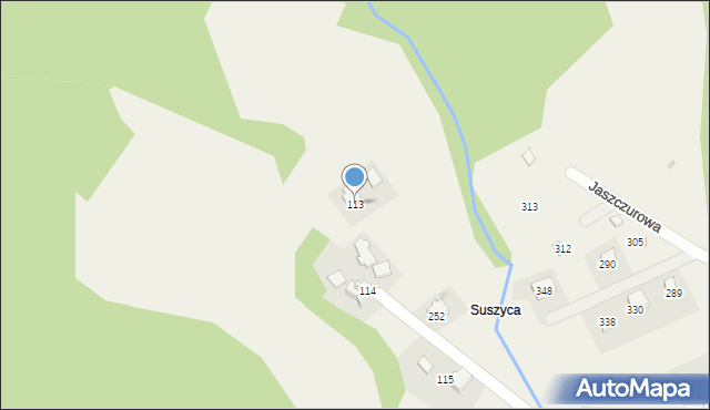 Jaszczurowa, Jaszczurowa, 113, mapa Jaszczurowa