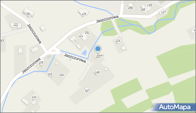 Jaszczurowa, Jaszczurowa, 122, mapa Jaszczurowa