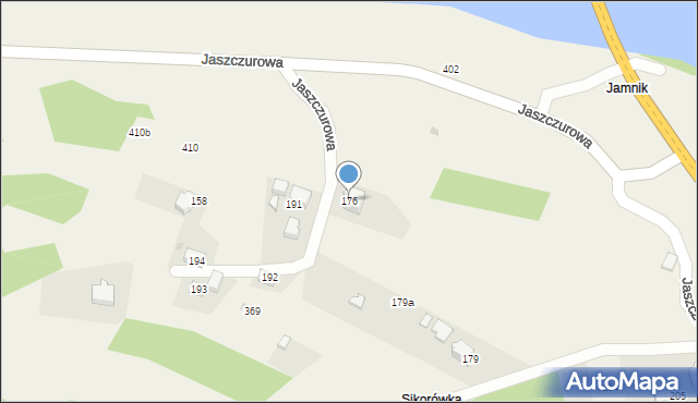 Jaszczurowa, Jaszczurowa, 176, mapa Jaszczurowa
