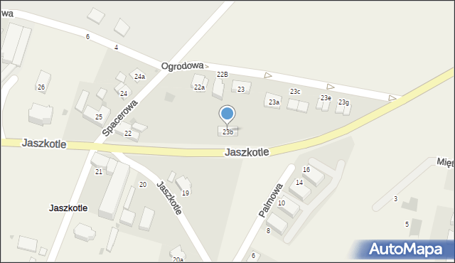 Jaszkotle, Jaszkotle, 23b, mapa Jaszkotle