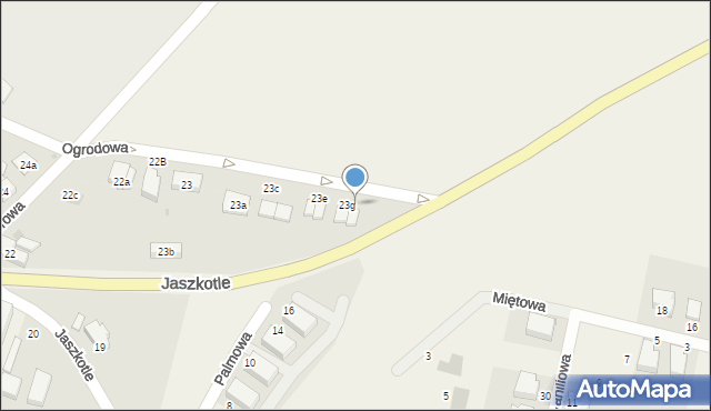 Jaszkotle, Jaszkotle, 23h, mapa Jaszkotle
