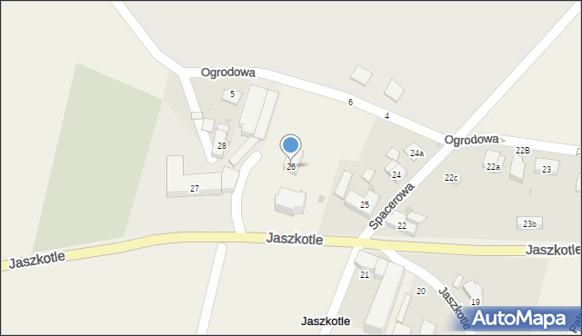 Jaszkotle, Jaszkotle, 26, mapa Jaszkotle