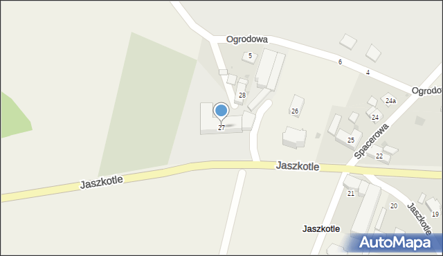 Jaszkotle, Jaszkotle, 27, mapa Jaszkotle