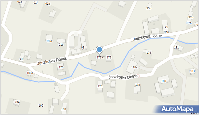 Jaszkowa Dolna, Jaszkowa Dolna, 172a, mapa Jaszkowa Dolna