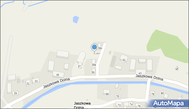 Jaszkowa Dolna, Jaszkowa Dolna, 39b, mapa Jaszkowa Dolna