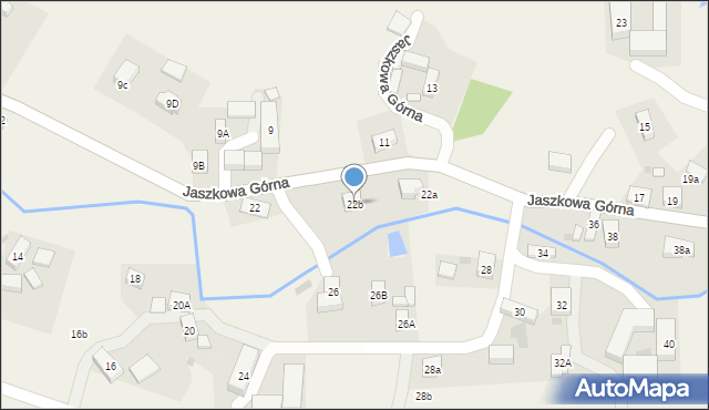 Jaszkowa Górna, Jaszkowa Górna, 22b, mapa Jaszkowa Górna