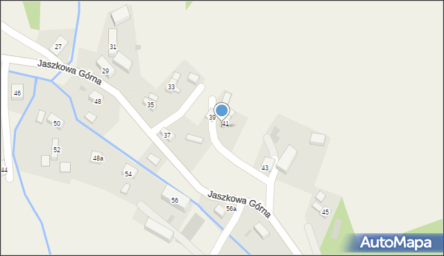 Jaszkowa Górna, Jaszkowa Górna, 41a, mapa Jaszkowa Górna