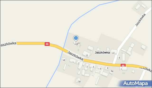 Jaszkówka, Jaszkówka, 11a, mapa Jaszkówka