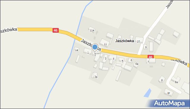 Jaszkówka, Jaszkówka, 2, mapa Jaszkówka