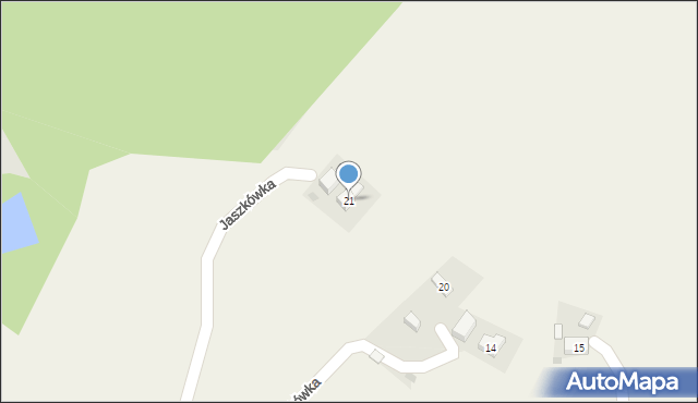Jaszkówka, Jaszkówka, 21, mapa Jaszkówka