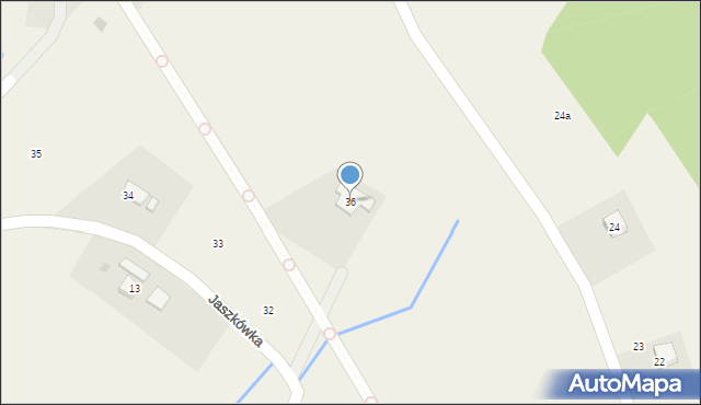 Jaszkówka, Jaszkówka, 36, mapa Jaszkówka