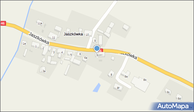 Jaszkówka, Jaszkówka, 7, mapa Jaszkówka