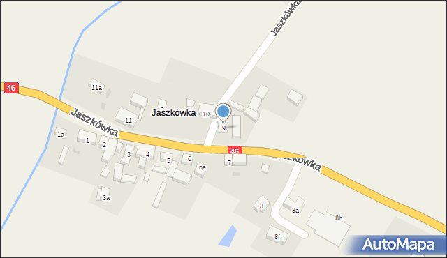 Jaszkówka, Jaszkówka, 9, mapa Jaszkówka