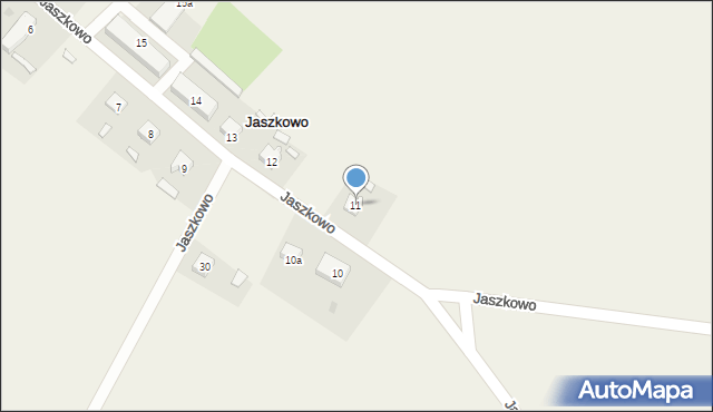 Jaszkowo, Jaszkowo, 11, mapa Jaszkowo