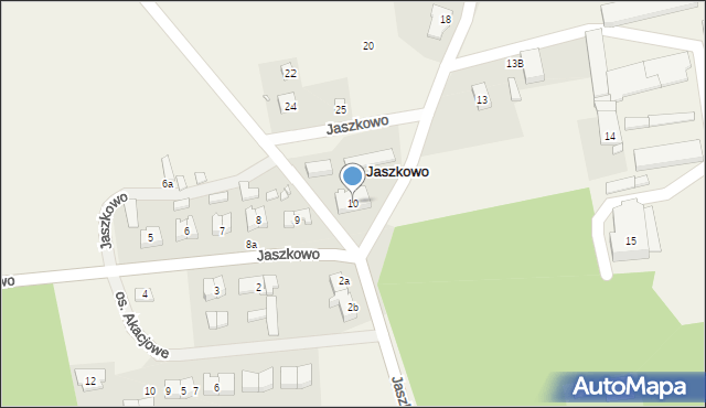 Jaszkowo, Jaszkowo, 10, mapa Jaszkowo