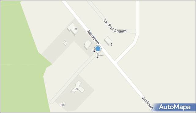 Jaszkowo, Jaszkowo, 27, mapa Jaszkowo